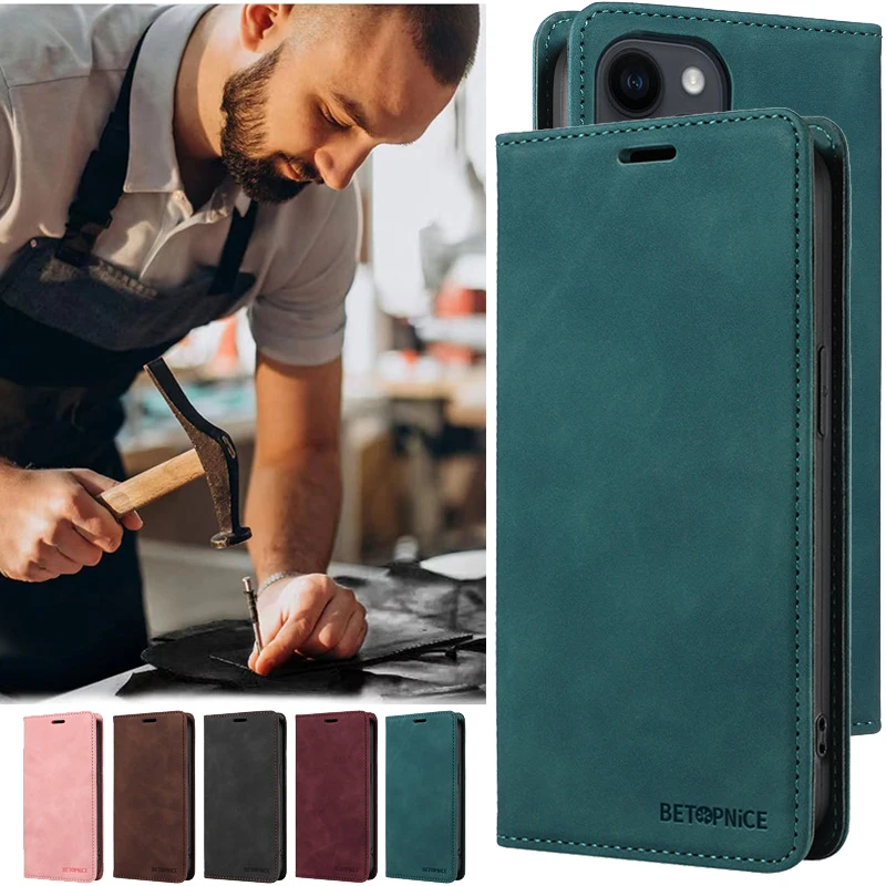 حافظة هاتف مضادة للسرقة لهاتف Xiaomi Redmi 15 15C A5 Note 15 Pro Plus Redmi15C 5G 4G محفظة كابا حامل بطاقة قلابة أغطية جلد Coque #1