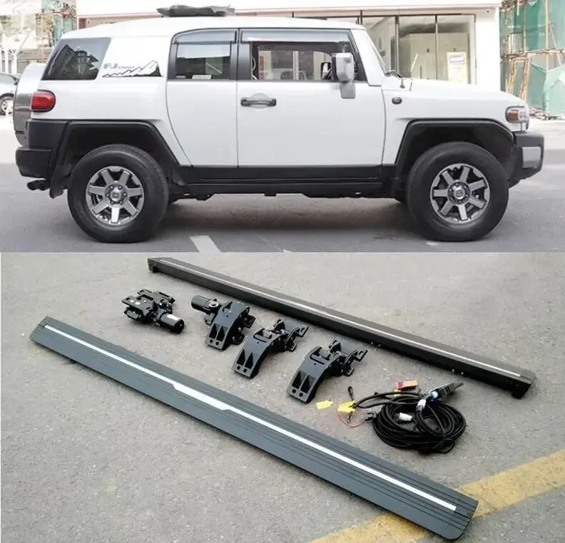 For Toyota FJ Cruiser 2007-2021 Electric Motor Pedal Running Board Side Step Bar Nerf