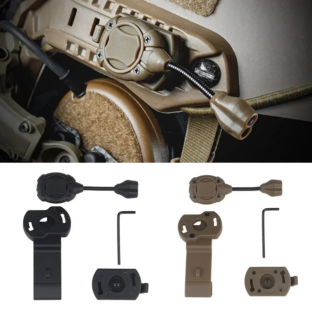 Luz táctica LED para casco – 3 modos, diseño modular