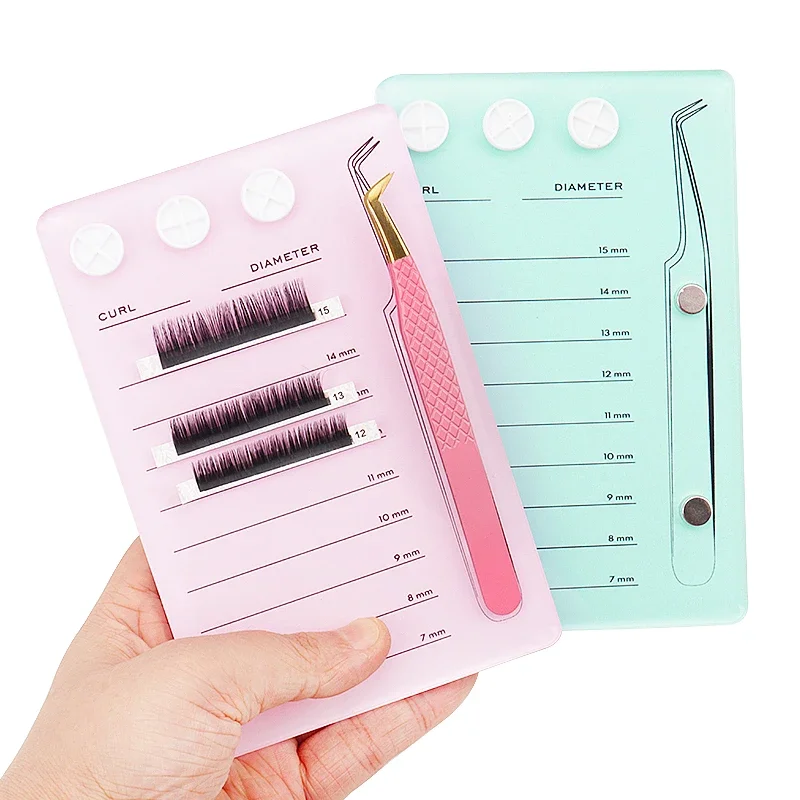 1pcs Magnetic Eyelash Suction Plate Glue Pallet Eyelashes Holder Pallet Acrylic Board Grafting False Lash Tool Makeup Accessory