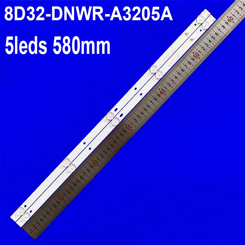 LED Backlight Strip 5 Lamp for 32'' LCD TV 8D32-DNWR-A3205A MS-L1598 V1 32DN 2*5_3030_300MA_30V PT320AT01-3