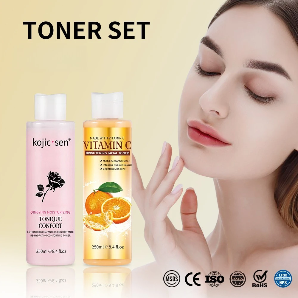 tonico-facial-de-vitamina-c-250ml-com-Acido-kojico-para-clareamento-da-pele-e-hidratacao-anti-idade