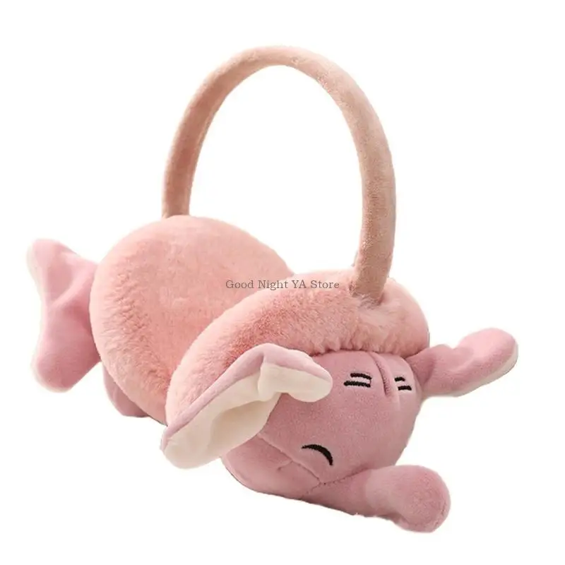 أزياء الشتاء فو الفراء جميل الفيل غطاء للأذنين تدفئة الأذن غطاء للأذنين في فصل الشتاء #4