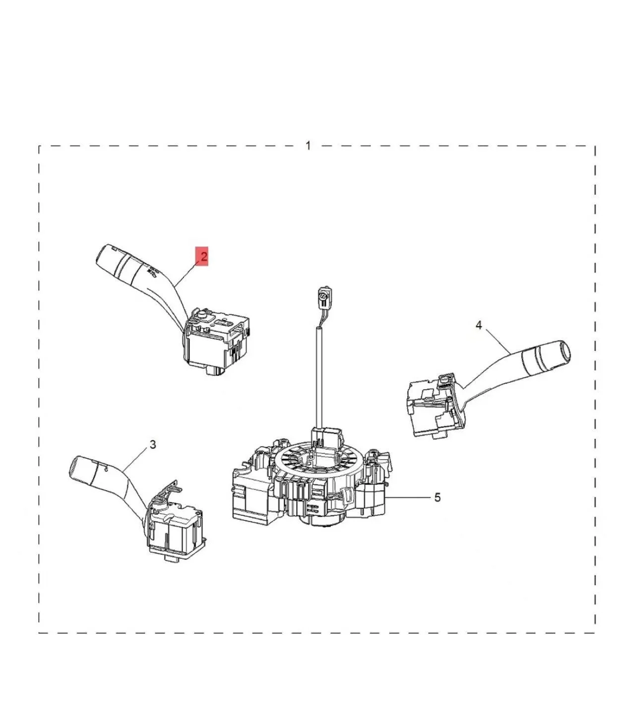 original 1pcs Indicate Column Switch for Chinese SAIC ROEWE Clever RX3 i5 i6 MG ZS GS Auto car motor parts 10990105 high quality