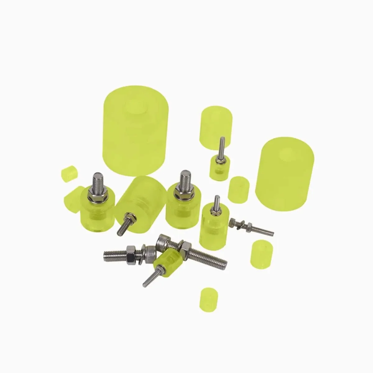 Blok amortyzatora poliuretanowego, głowica gumowa Youli, blok antykolizyjny z wgłębionym otworem, blok Oxford