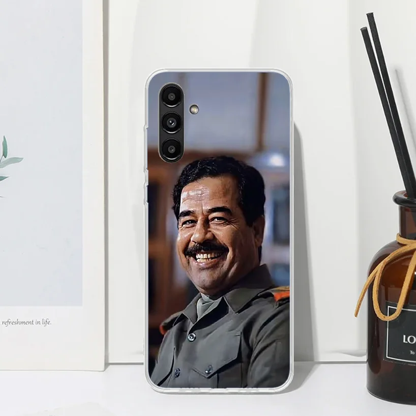 Etui Fashion Saddam Hussein Iraq Arabic Phone Case For Samsung Galaxy A15 A25 A35 A55 A14 A24 A34 A54 A13 A23 A33 A53 A12 A22 A3