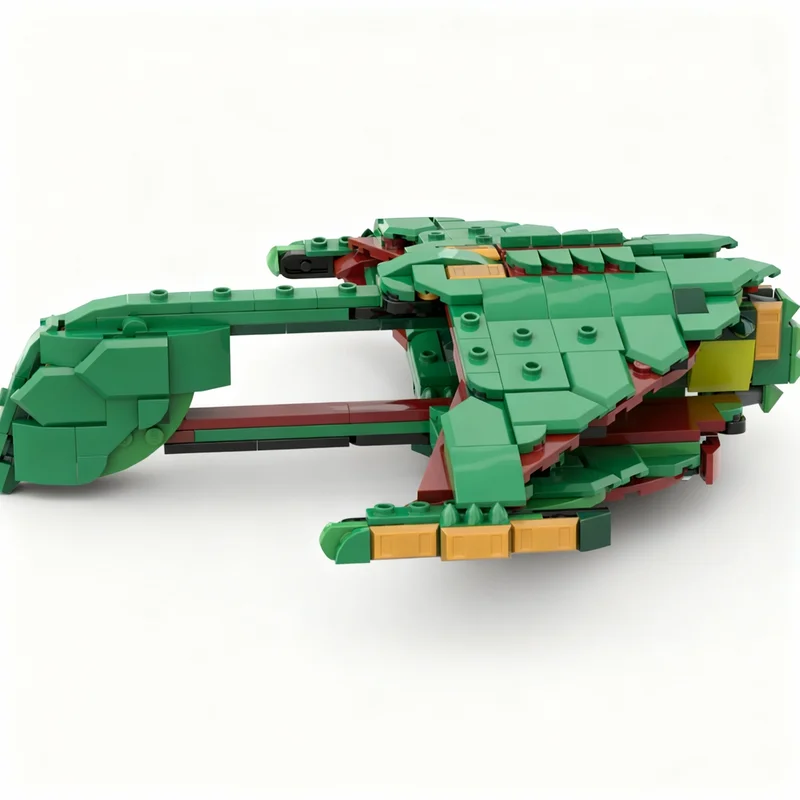 423 elementy MOC Creator 3 1 Romulan Warbird Model do składania z klocków, zabawki architektoniczne, prezenty świąteczne, DIY, edukacja, kreatywna pomysłowość