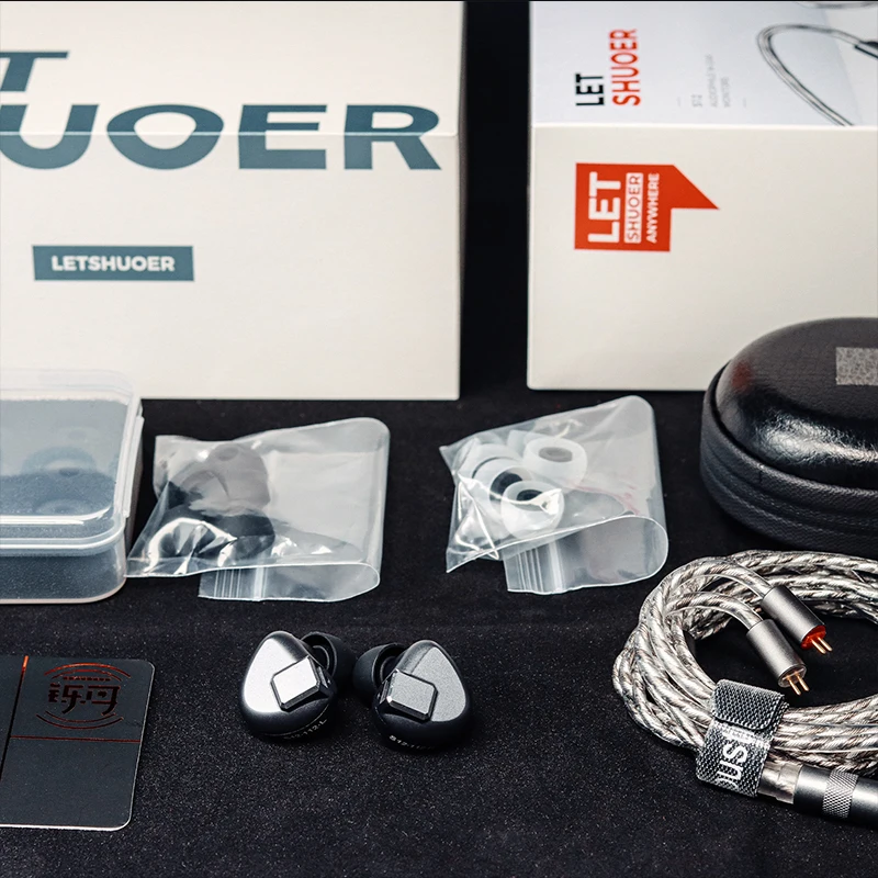 Letshuoer S12 14.8mm Planar Magnetic Driver In-Ear Earphone Hi-Res