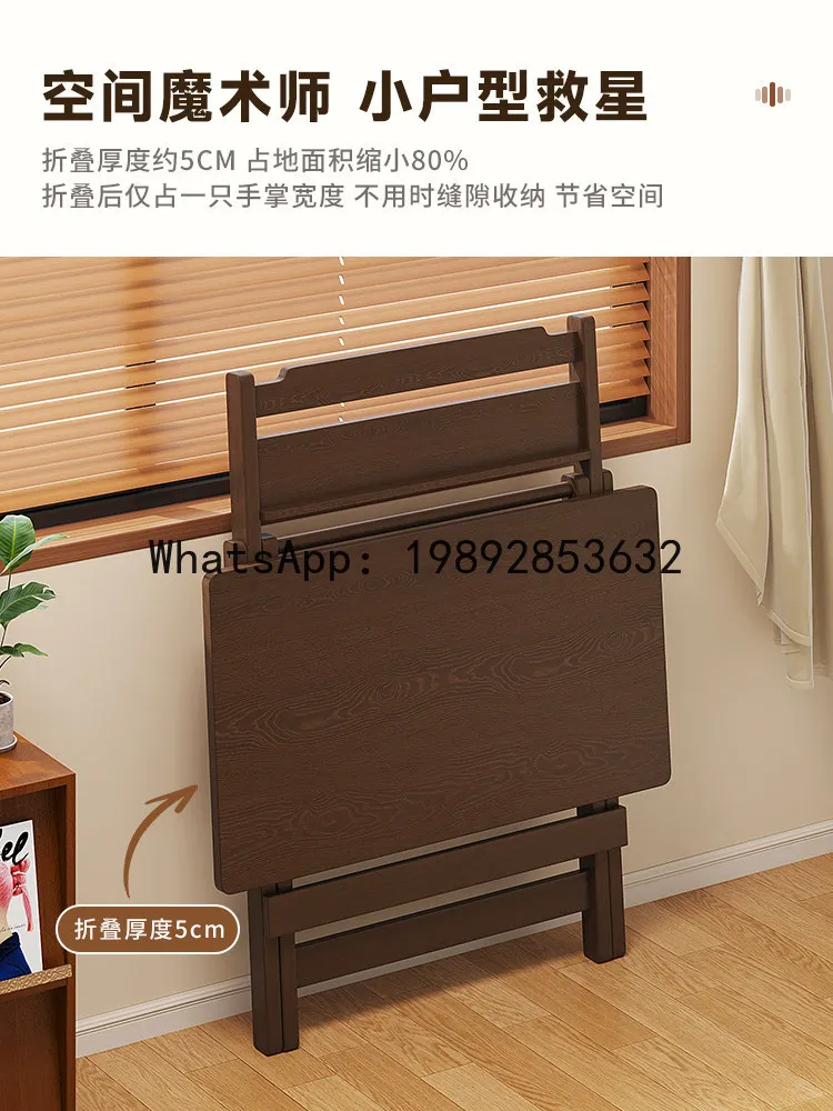 Hys folding table- bedside desk, portable writing desk for renters