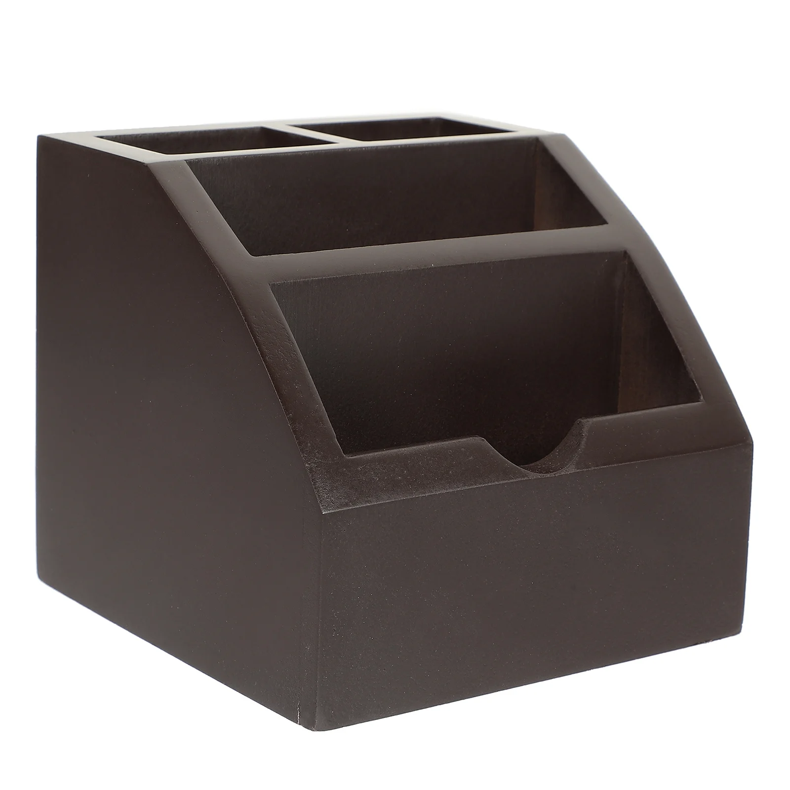 حامل بطاقة العمل منظم سطح المكتب الخشبي لصندوق تخزين بطاقات الاسم المكتبي حامل بطاقات خشبي فاخر موفر للمساحة للمكتب