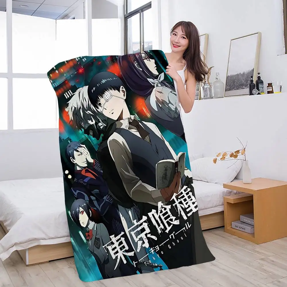T-Tokyo G-Ghoul Classic Anime Big Microfiber Beach Towels Quick Dry Towel Sand Beach Towels Pool Towel for Travel Swim Pool Yoga