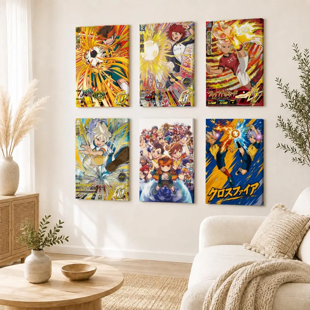 Classic Anime I-Inazuma E-Eleven Poster Self Adhesive Aesthetic Wall Art Picture for Living Room Home Decoration Gift