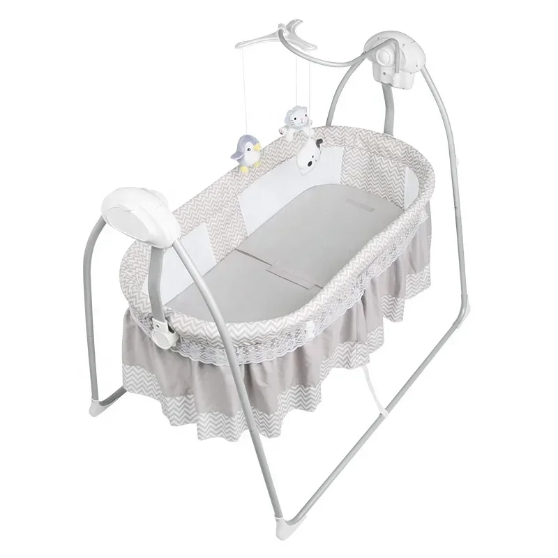 Automatic Baby Crib Swing Bed, Electric Cradle, Baby Swing