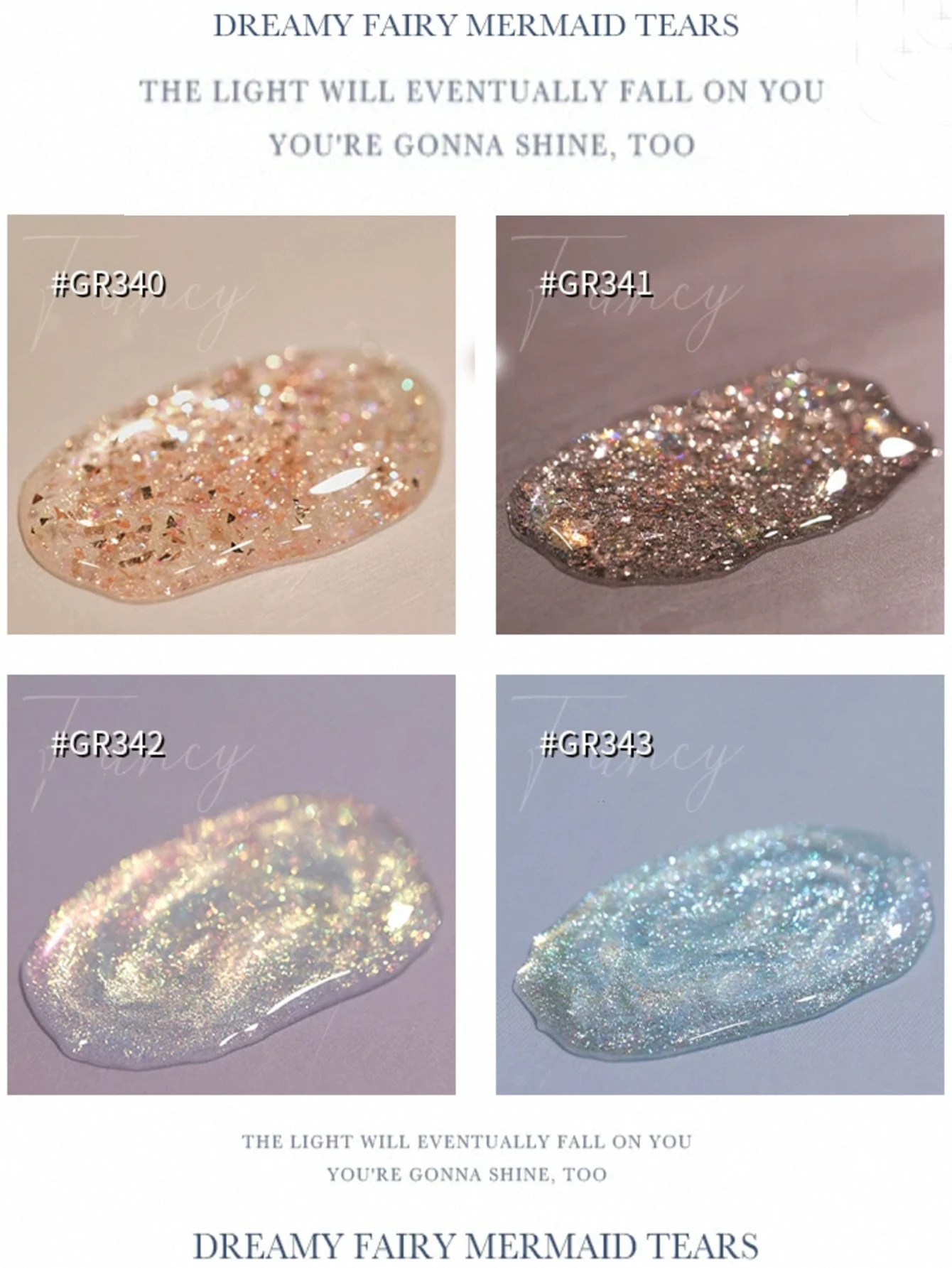 4 pçs 2025 nova moda arte do prego moda fototerapia espumante aurora brilho fino esmagado diamante fragmentos de vidro transparente prego