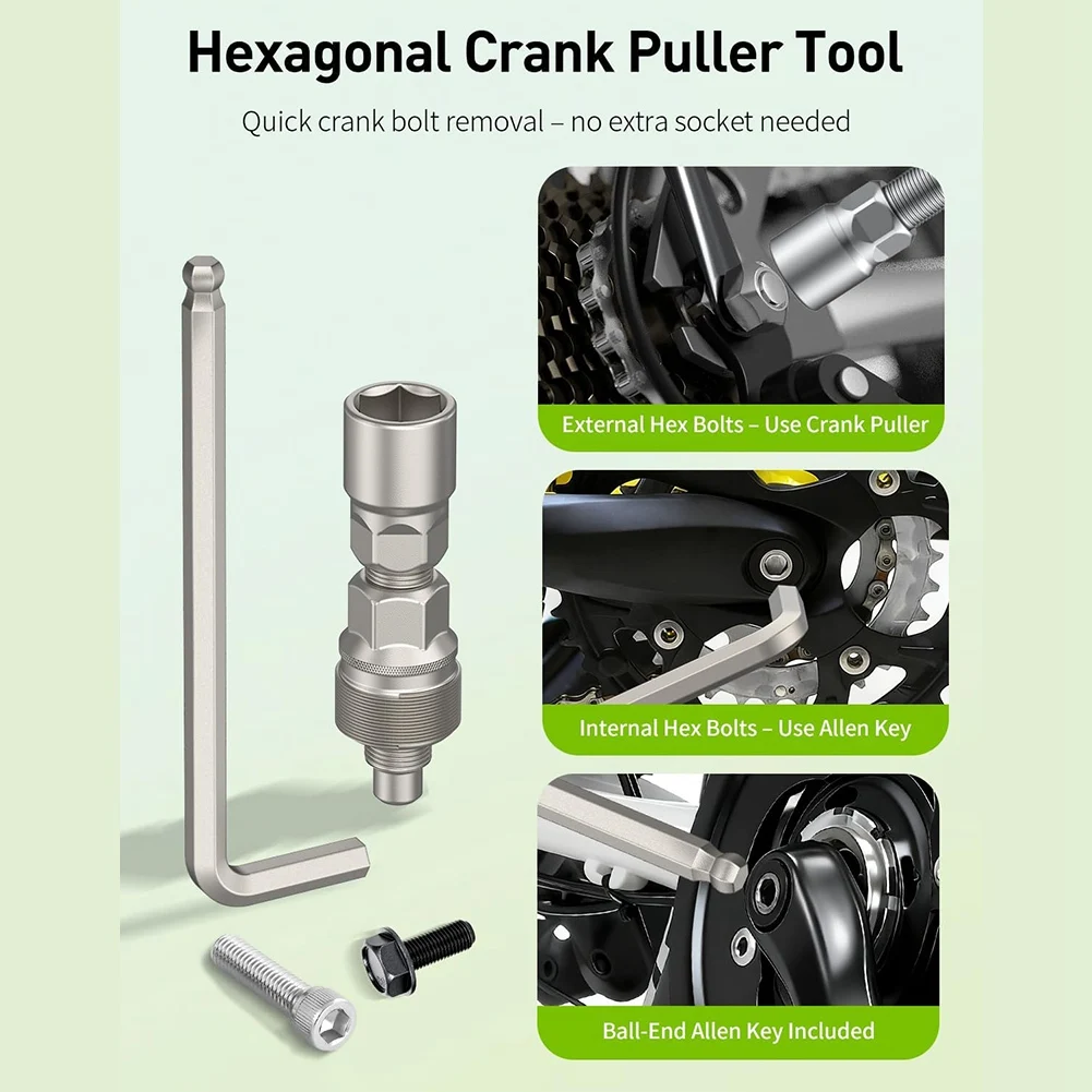 

Набор для снятия шатунов AD10 (обновленная версия), комплект для ремонта велосипедов, для квадратных шатунов Shimano и ISIS с шлицами