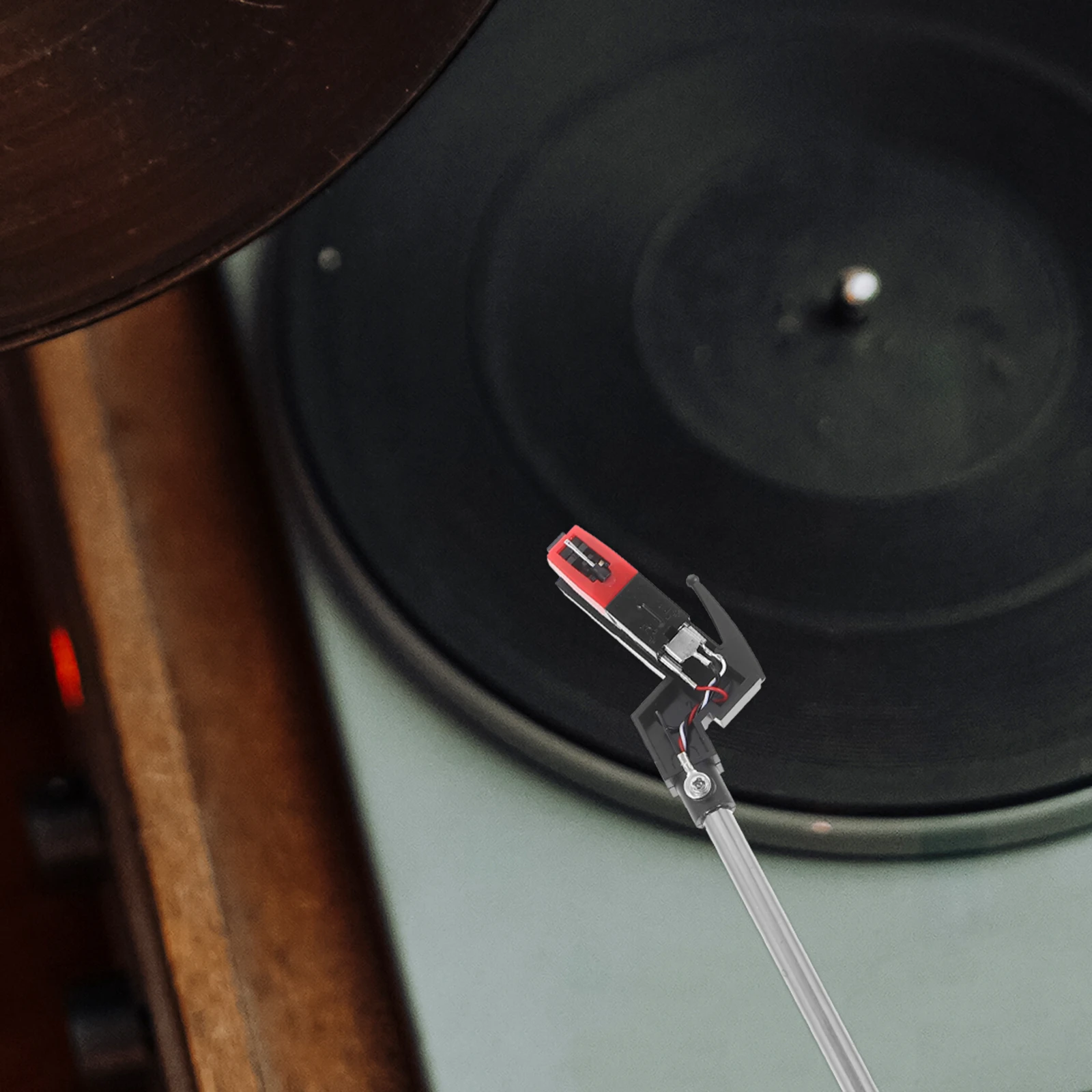 

Turntable Tonearm Replacement Metal ABS Durable Record Player Arm Phonograph Pickup Repair Component Turntable Tonearm
