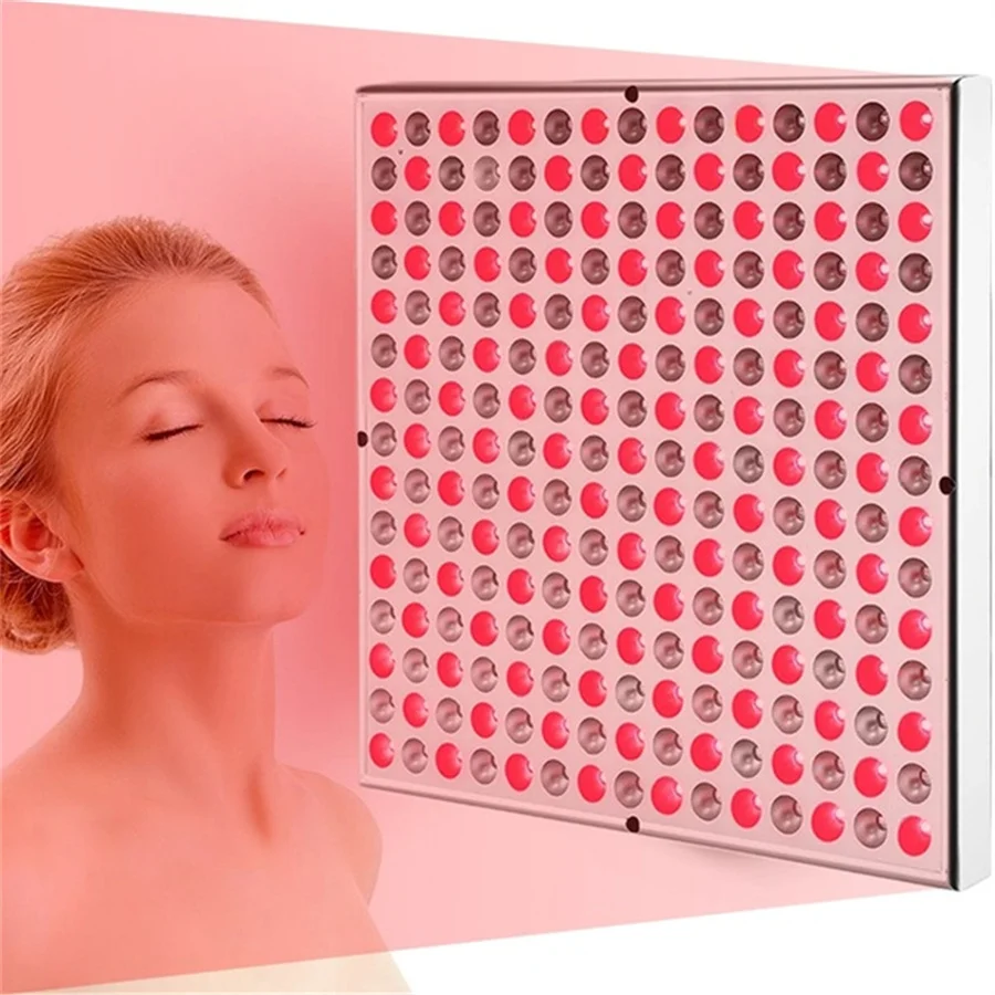 Lámpara de Panel de terapia de luz roja para el cuidado de la piel, dispositivo de belleza de uso doméstico, terapia de luz infrarroja de cuerpo completo, saludable para la piel, 45W, 660nm, 850nm