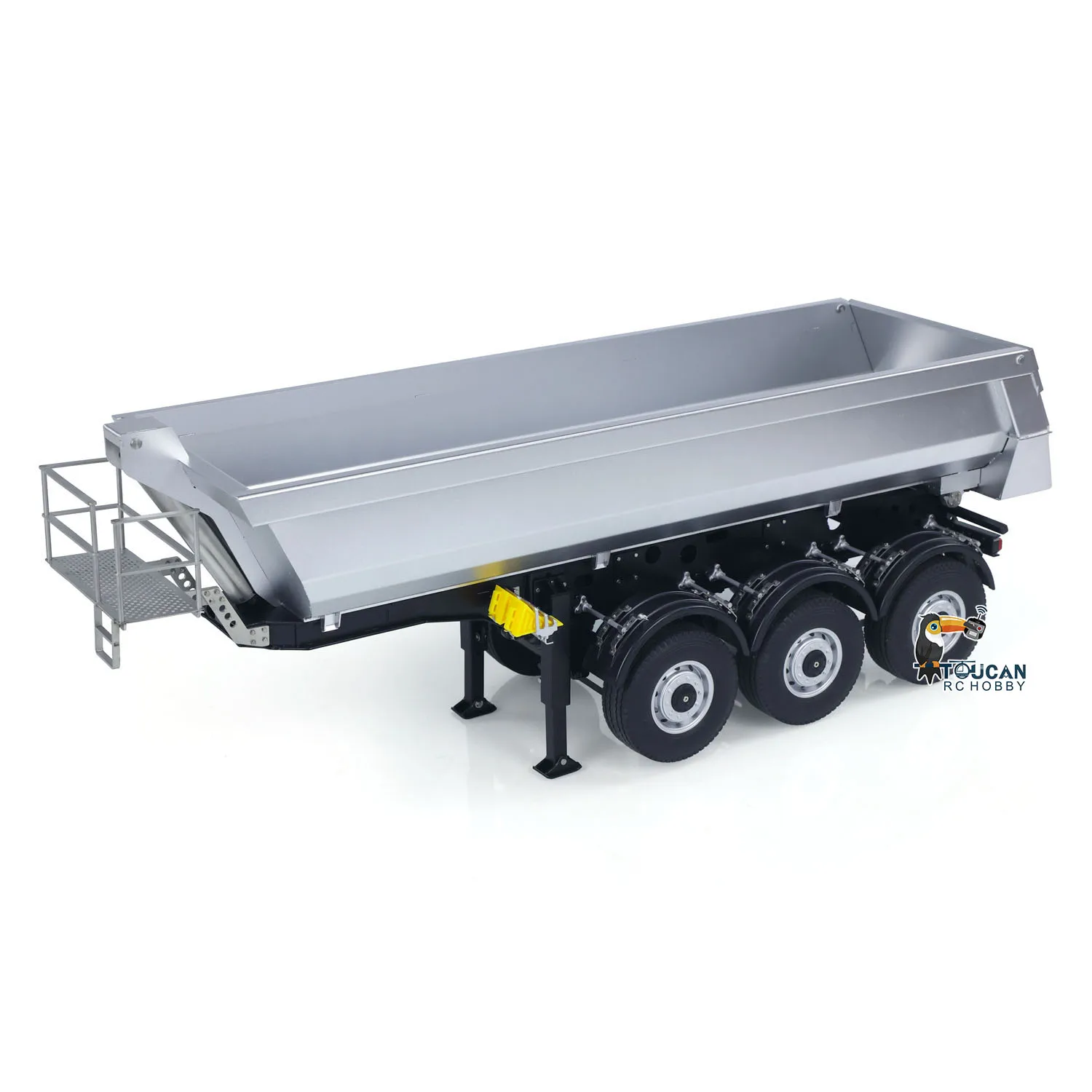 Kabolite 1/14 Scale 4X4 RC รถบรรทุก 3 เพลาไฟฟ้ายก Dump Trailer RTR รีโมทคอนโทรลรถสําหรับ Hobbyists