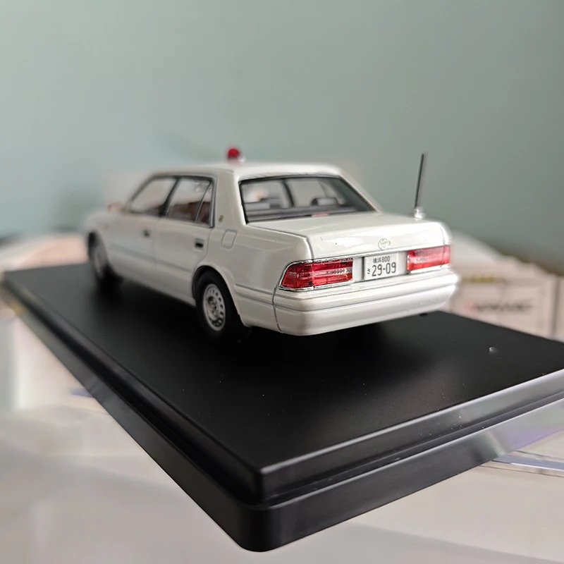 Diecast 1/43 Size Toyota Crown Police Car Model Car Crown Alloy Car Model Toys for Boys Collection Display Hobby Original Box