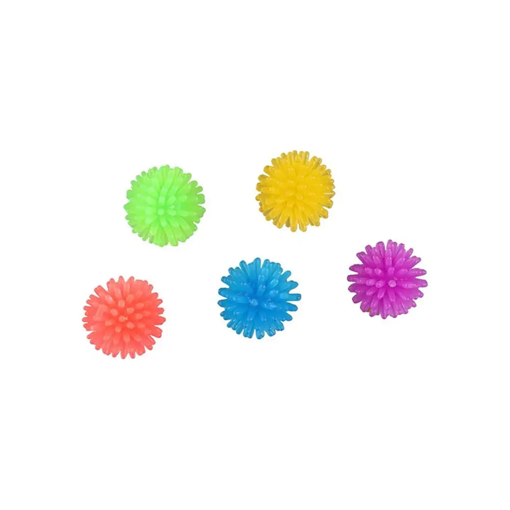 Soft Spiky 2 ซม.TPR Ball Interactive ของเล่นบีบ Ball Fidget ของเล่นยืด Plush Ball Arbutus Ball สัตว์เลี้ยงแมวของเล่น Thorn Ball