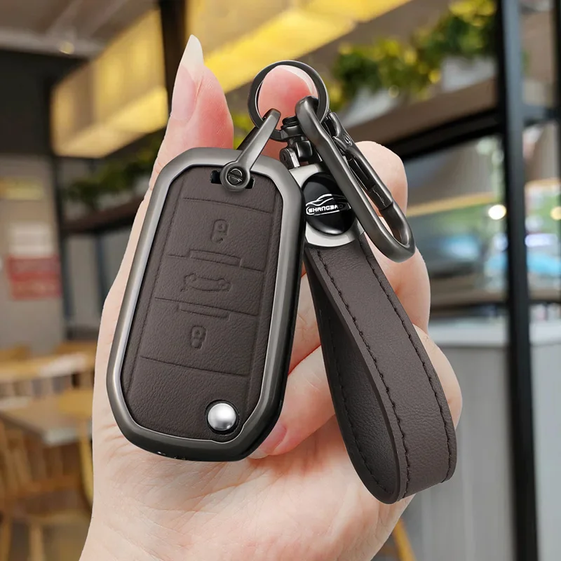 Metal Car Key Cover Fob Case Shell for Citroen C5 C3 C4 C8 Berlingo for Peugeot Partner Rifter 208 308 508 407 2008 3008 Expert