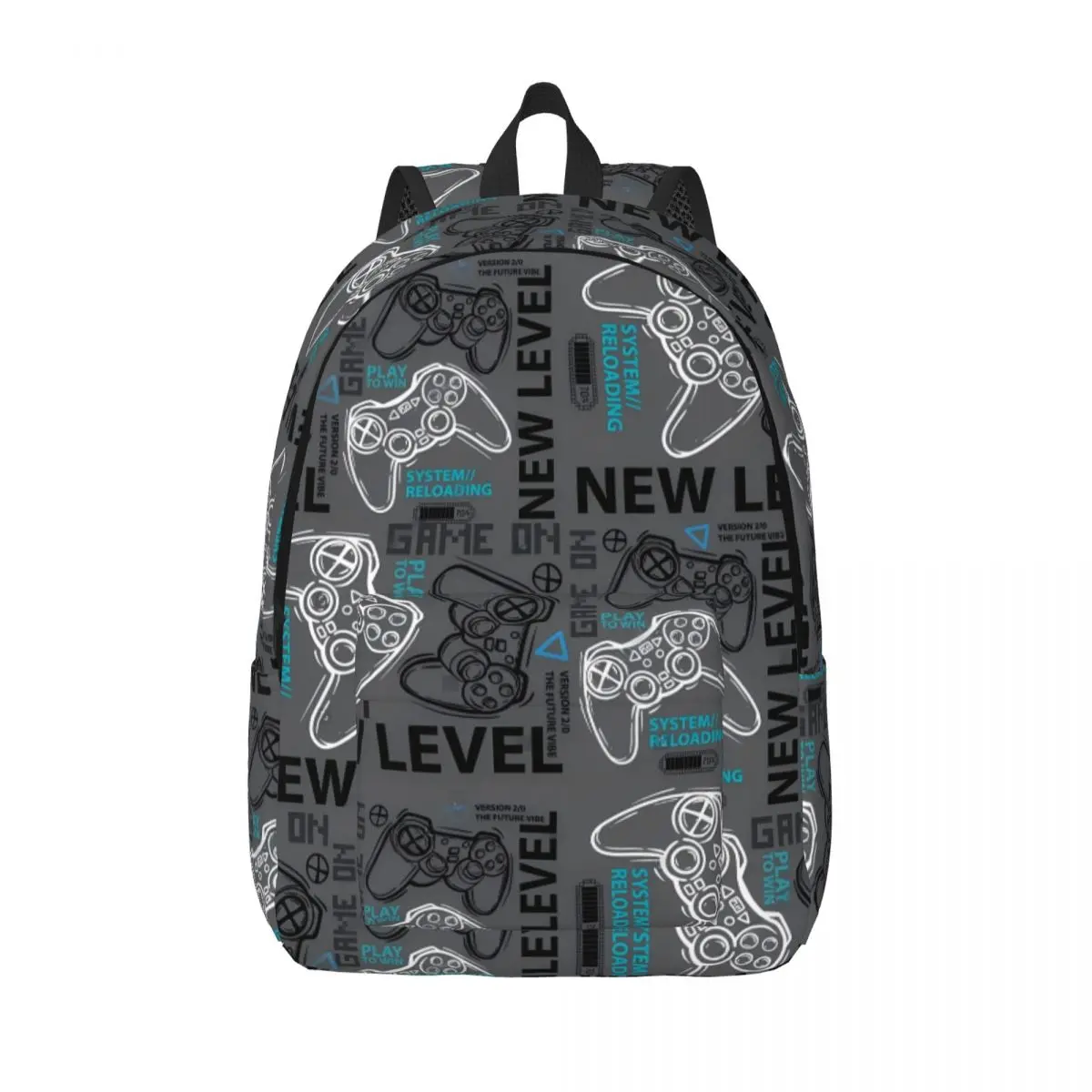 Video Game Gaming Controller Backpack for Men Women Cool Student Business Daypack Laptop Computer Canvas Bags Sports
