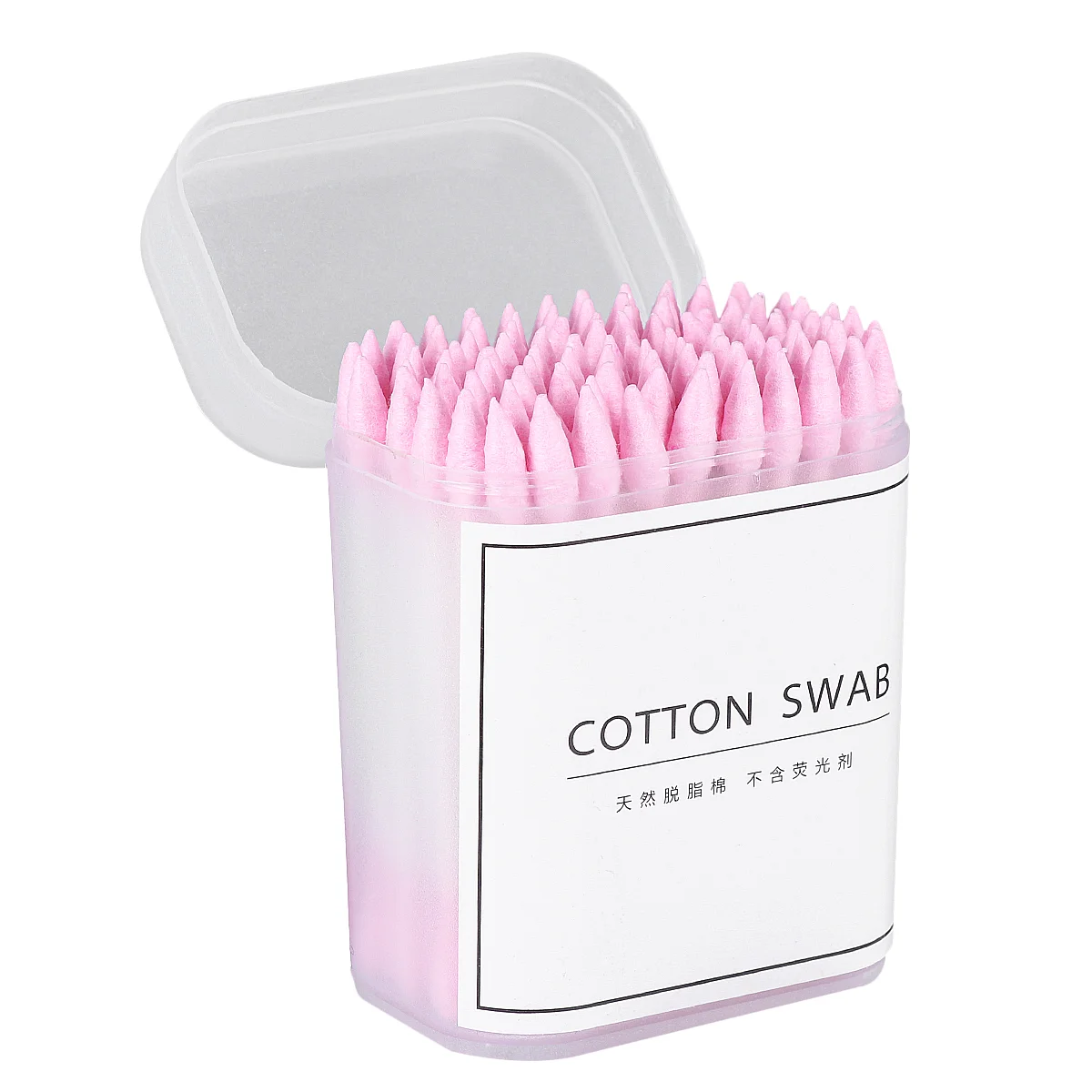 

300 Pcs Swab Cotton Pad Disposable Makeup Petals Buds for Thin Sticks Hisopos Paper Swabs Ear Plugs Pink Earbuds Tool Face