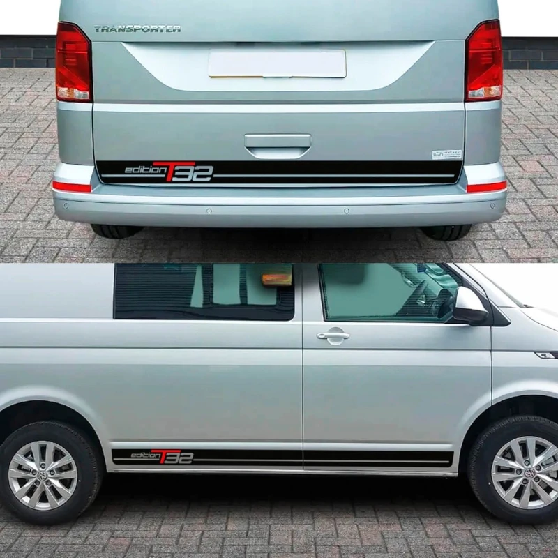 Car Stickers FOR Volkswagen Transporter T6 T32 body appearance decoration customized sporty fashionable Vinyl Decal