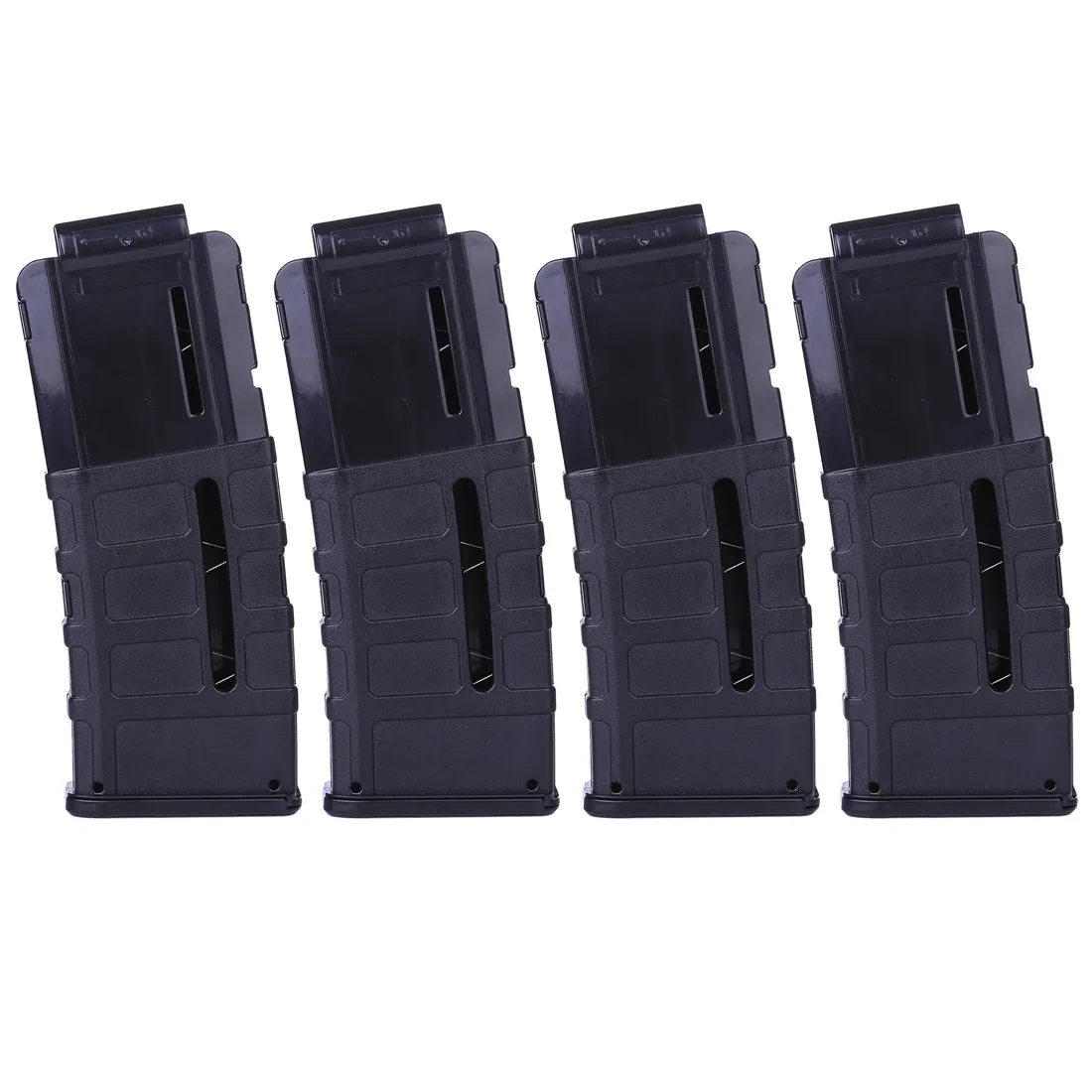 

WORKER 4pcs/set 12 Magape Style Long Darts Bullets Ammo Cartridge Magazine Clip Tactical Short Bullet Clip for Nerf Toys Guns