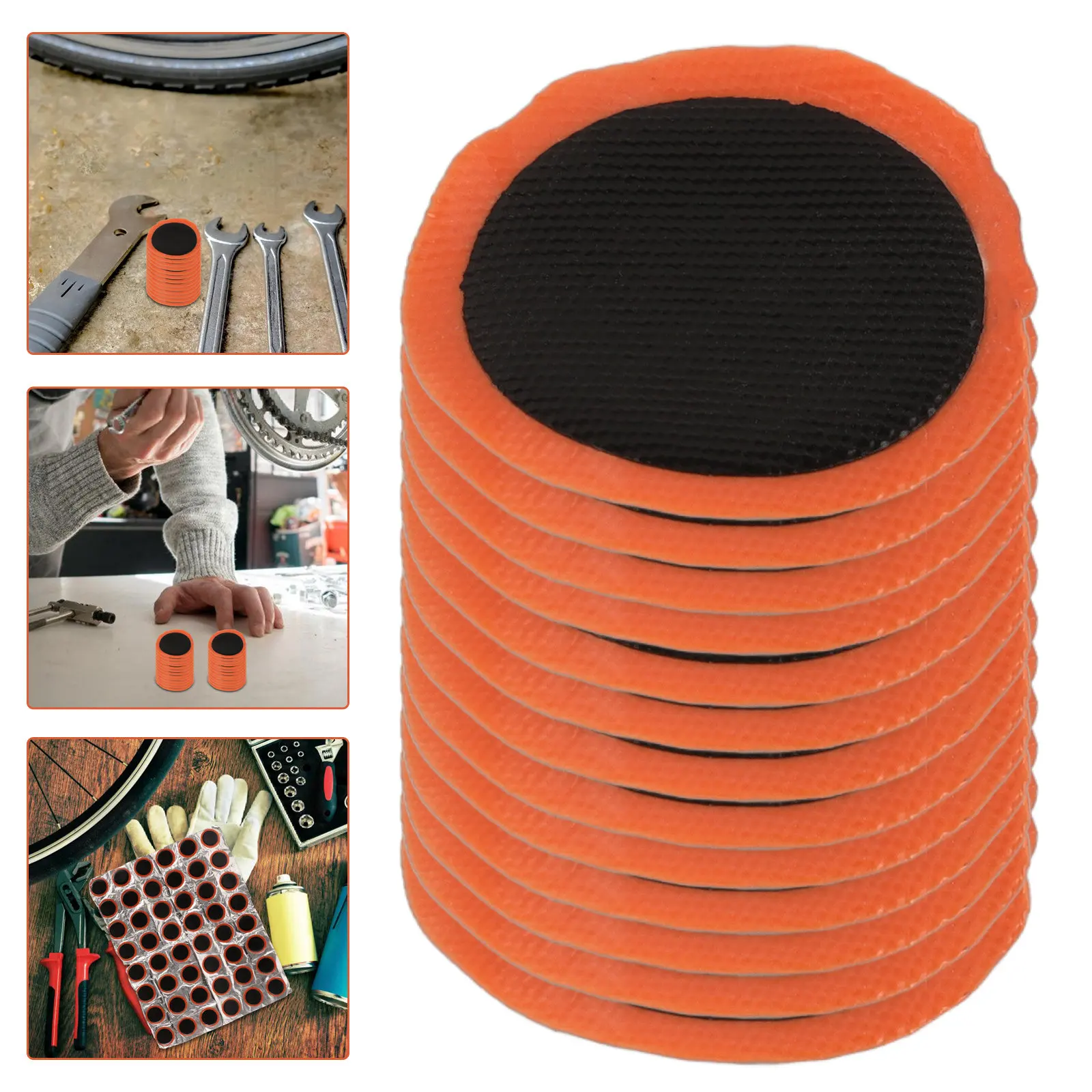 

Набор из 48 заплаток для ремонта камер велосипедных и мотоциклетных шин, сверхпрочные самоклеящиеся заплатки, легкий самостоятельный ремонт без инструментов