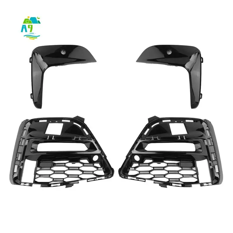

A09E-Front Bumper Fog Light Grille Grill 51118089207 51118089208 51118069371 51118069372 For BMW- 3 Series G28 G20 320I 325I