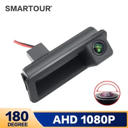 SMARTOUR AHD 1080P araba dikiz kamera için Ford Focus 2 MK2 Mondeo MK4 s-max c-max Kuga MK1 Fiesta MK7 Rover Range Freelander 2