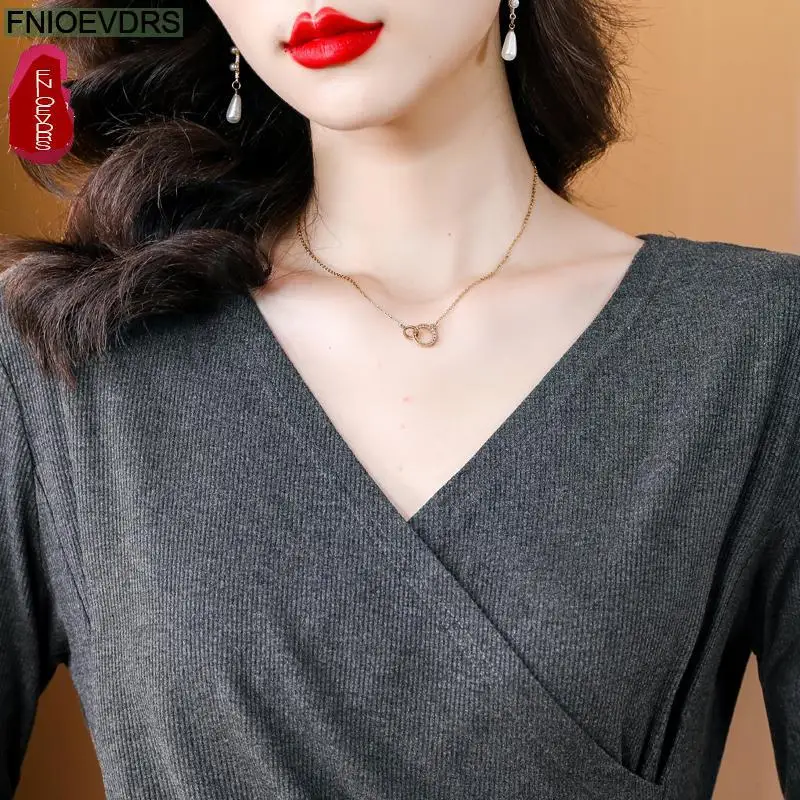 S-2XL 2023 Women Long Sleeve Elegant Office Lady Work Button Basic Shirt Casual Gray Tunic Peplum Tops Blouses