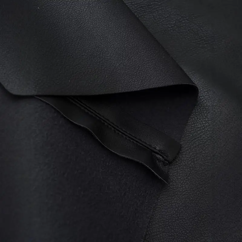 الرجعية الأمريكية Bla سليم صالح سستة مطاطا بولي Leather الجلود Jaet المرأة تنوعا ort ملابس خارجية مع المتوترة s #3