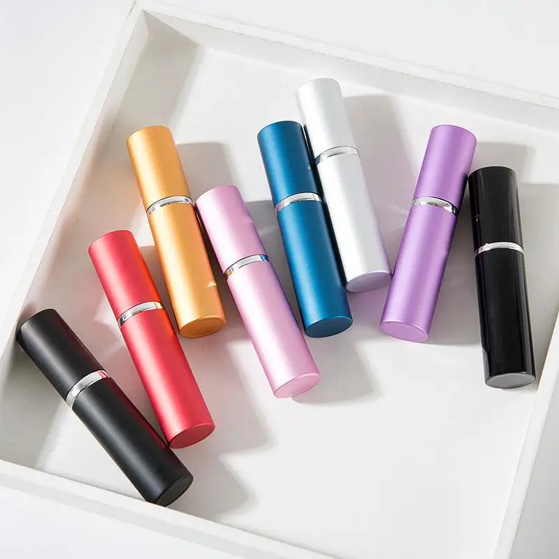 Nachfüllbarer 5ML Aluminium-Parfümzerstäuber, auslaufsicheres Design, mehrere Farboptionen für Reisen, tägliche Ausflüge, Geschäftsreisen. – Detail 3