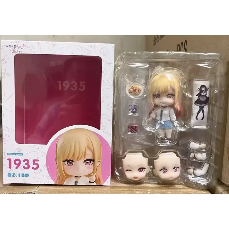 10cm My Dress-Up Darling 1935 #   Q-Version Kitagawa Marin Actionfigur mit Austauschbaren Gelenken PVC-Modell Statue Kawaii Anime Spielzeug Geschenke