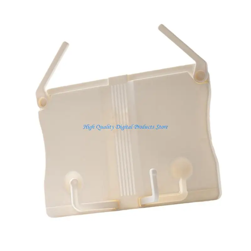 U2JE Adjustable Foldable Plastic Reading Stand with Page Clip for Tablets Textbooks