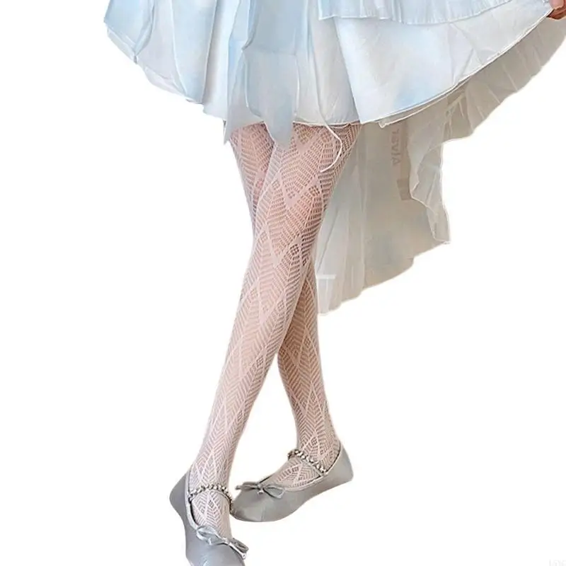 

L5YC High Waist Tights Stockings Sexy Patterned Pantyhose Tights Stockings