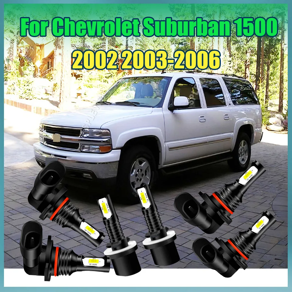 

Car Automotive Xenon White Headlight Foglight Replace No Adapter Required For Chevrolet Suburban 1500 2002 2003 2004 2005 2006
