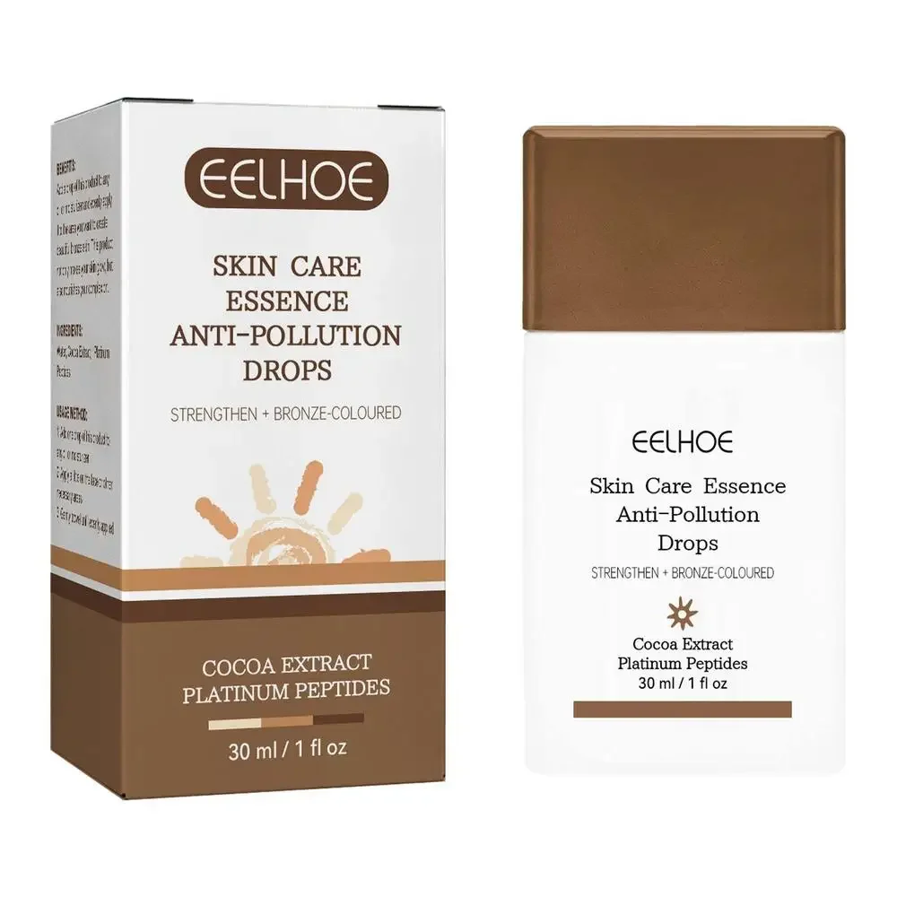 Eelhoe Bronzing Tropfen Gesicht Peptid Seren flüssige Bronzer Creme feuchtigkeit spendendes Make-up für ein alltägliches strahlendes Glühen Sommer