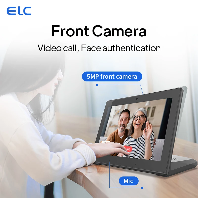 WL8029T 8inch Android 14 RK3576S L-Type Commercial L-shaped Tablet With SDK For Interactive Service Screen