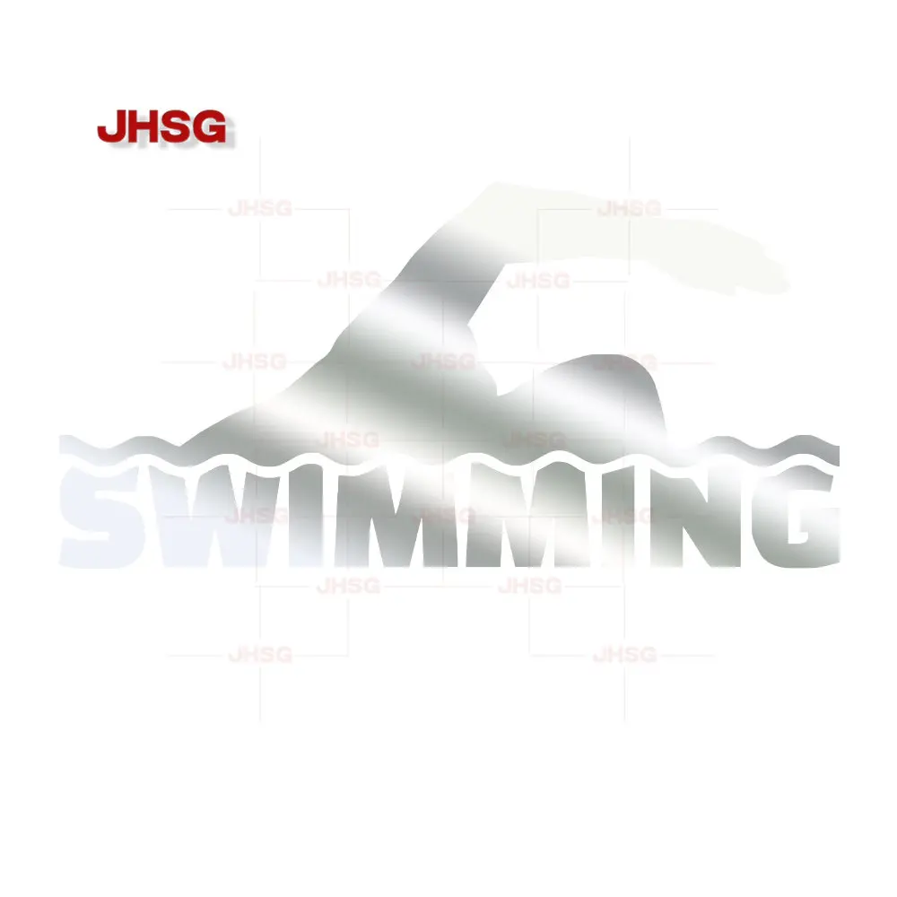 Car Sticker Motorcycle Swimmer Swimming Pool Water Sports Creative Decoration Accessories Waterproof PVC