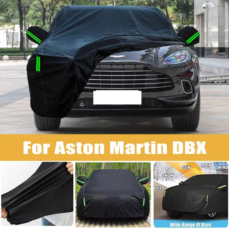 For Aston Martin DBX Full Car Cover Four Seasons Outdoor Sun Anti UV Rain Snow Dust Protection Oxford Cloth Accessories
