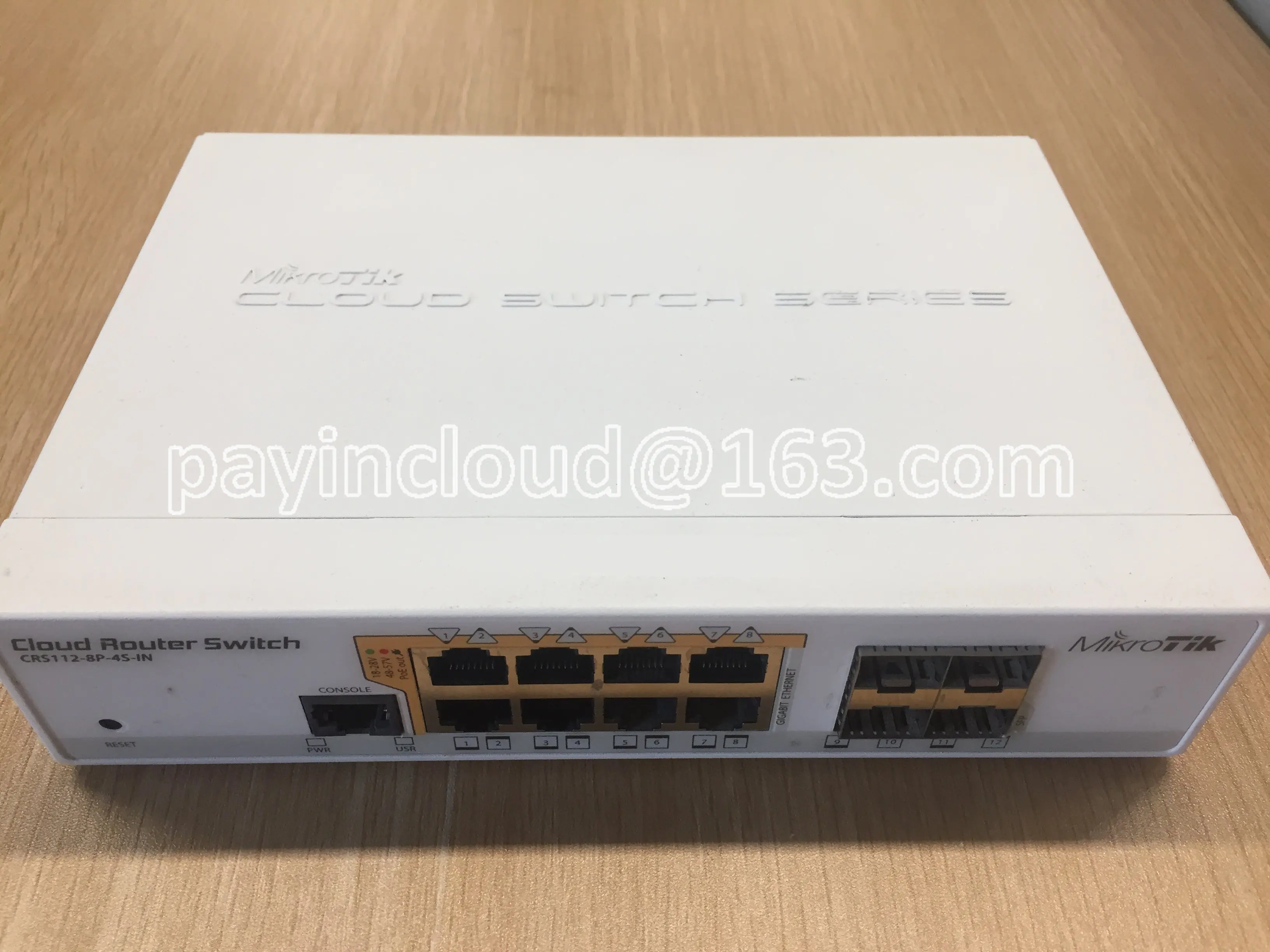 CRS112-8P-4S-IN 8-Port Switch CRS112-8P-4S-IN 8-Port Switch CRS112-8P-4S-IN 8-Port Switch CRS112-8P-4S-IN 8-Port Switch 9 New