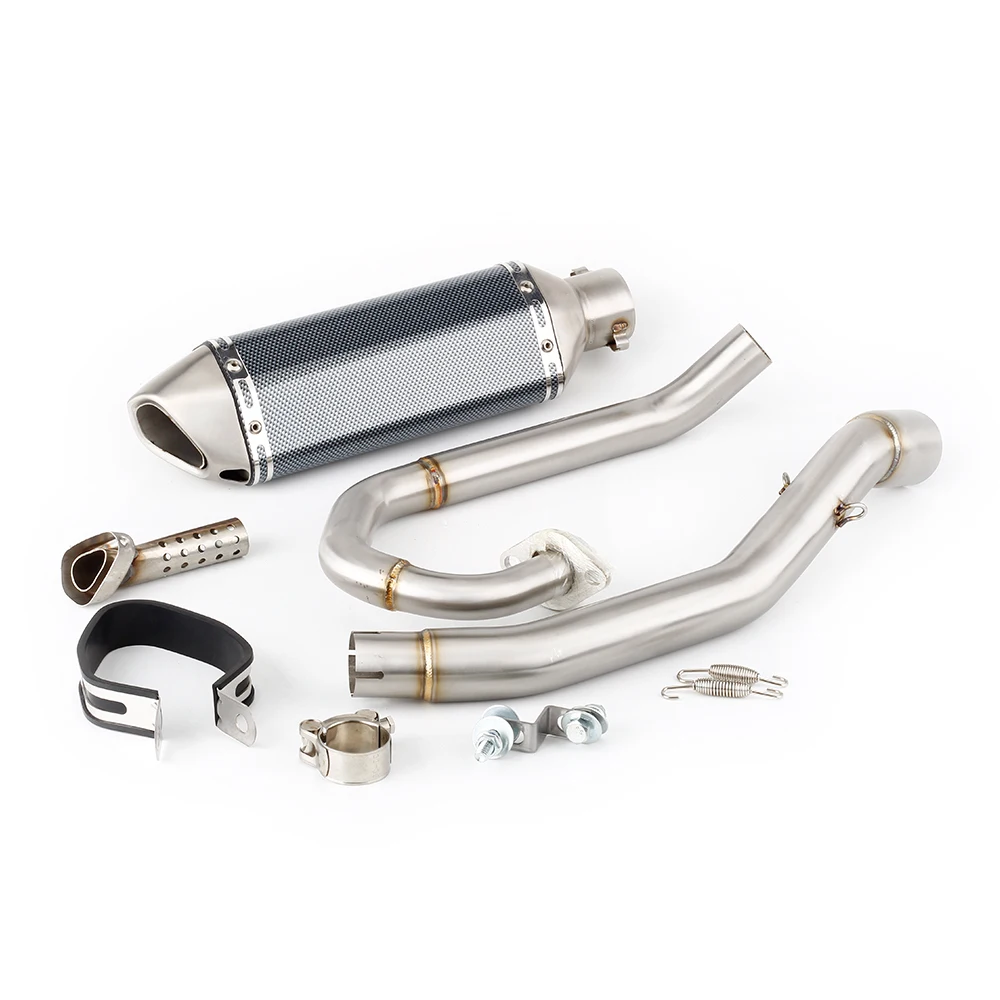 Per Yamaha WR 125 R 2009-2017 WR 125X 2009-2017 WR 125 R / X 2009 2010 2011 2012 2013 2014 2015 2016 2017 Tubo di Scarico Moto Slip-On
