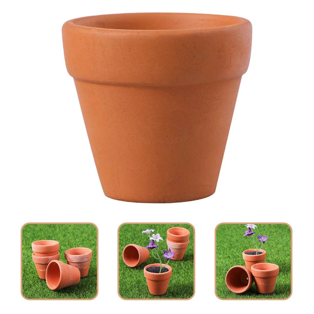 

20 Pcs Ceramic Flowerpot Succulent Holders Mini Baseball Planting Compact Flowerpots House Accessories Containers