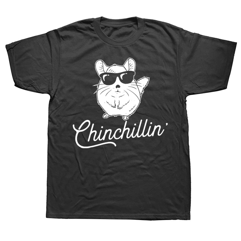 Novelty Awesome Chinchilla Lover T Shirts Cotton Streetwear Short Sleeve Birthday Gifts Summer Style T-shirt Mens Clothing