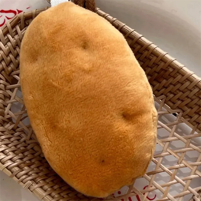 Pluche kleine aardappel hangende decoratie gevulde cartoon groente Plushie sleutelhanger rugzak tas hanger ornament verjaardagscadeau