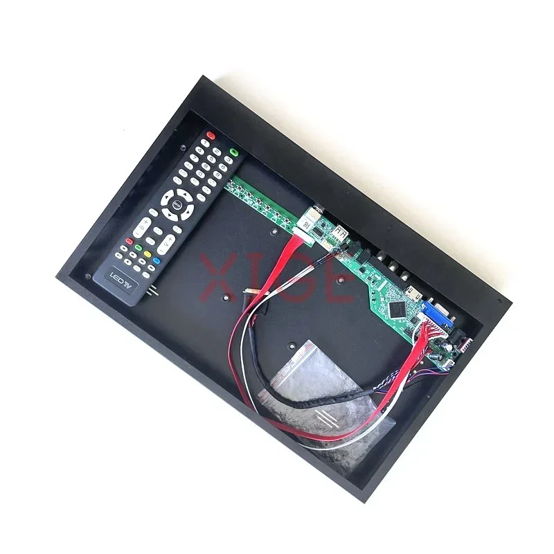 Fit LP140WH8-TLA1/TLC1 Controller Driver Board+Metal Case DIY Kit Analog TV Signal 40Pin LVDS 14