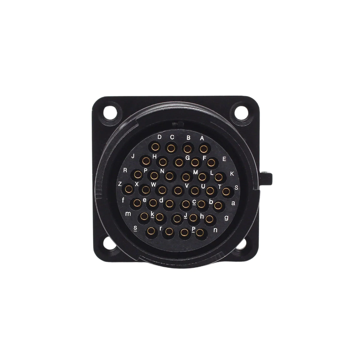 SINEMARCH 37 Pin Stage Audio Connector Female Chassis Mount Receptacle Heavy Duty Multipole Connector for Sound Systems